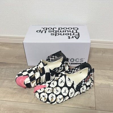 Nina Chanel Abney x Salehe Bembury x Crocs Women's Pollex Clog "Black/White/Pink"