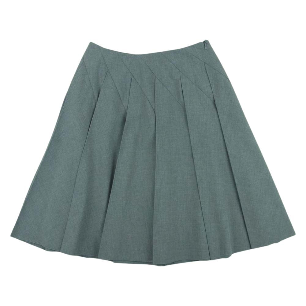 FOXEY フォクシー スカート 33081-NSSFY402SI NEWYORK ニューヨーク プリーツ スカート 日本製 グレー系 38【美品】【中古】
