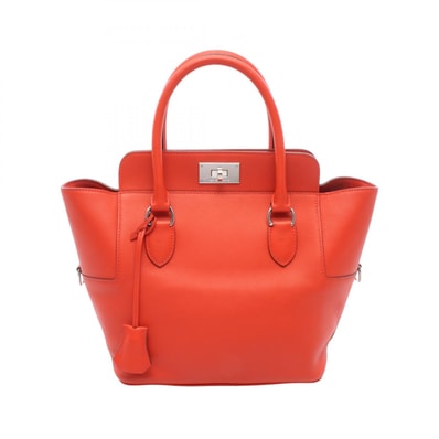 エルメス HERMES ツールボックス20 ハンドバッグ バッグ レザー カーフ(牛革) ヴォースイフト ヴォースイフト カプシーヌ T刻印(2015年製造) レディース レッド系 【中古】