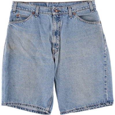 古着 90年代 リーバイス Levi's 550 RELAXED FIT オレンジタブ デニムショーツ ハーフパンツ ジョーツ メンズw36相当 ヴィンテージ/eaa567238