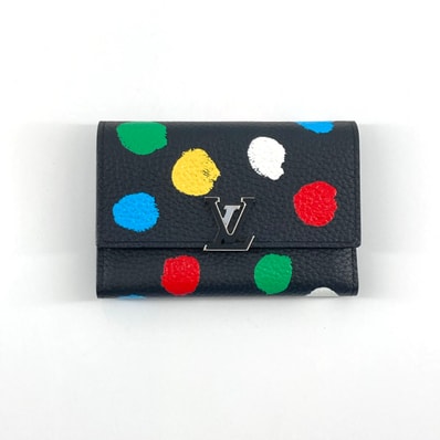 LOUIS VUITTON(ルイ・ヴィトン) ポルトフォイユ カプシーヌコンパクト M81963 三つ折り財布 マルチカラー