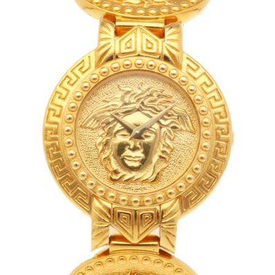 ヴェルサーチ 腕時計 時計 GP クオーツ ユニセックス 1年保証 VERSACE 中古