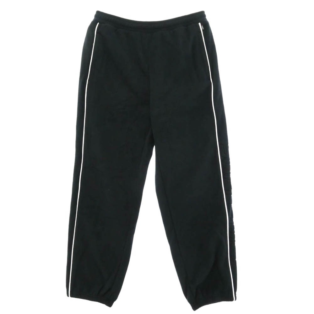 Supreme シュプリーム 25AW Polartec Reflective Piping Pant ポーラテック リフレクティブ パイピング フリースパンツ ブラック系 S【極上美品】【中古】