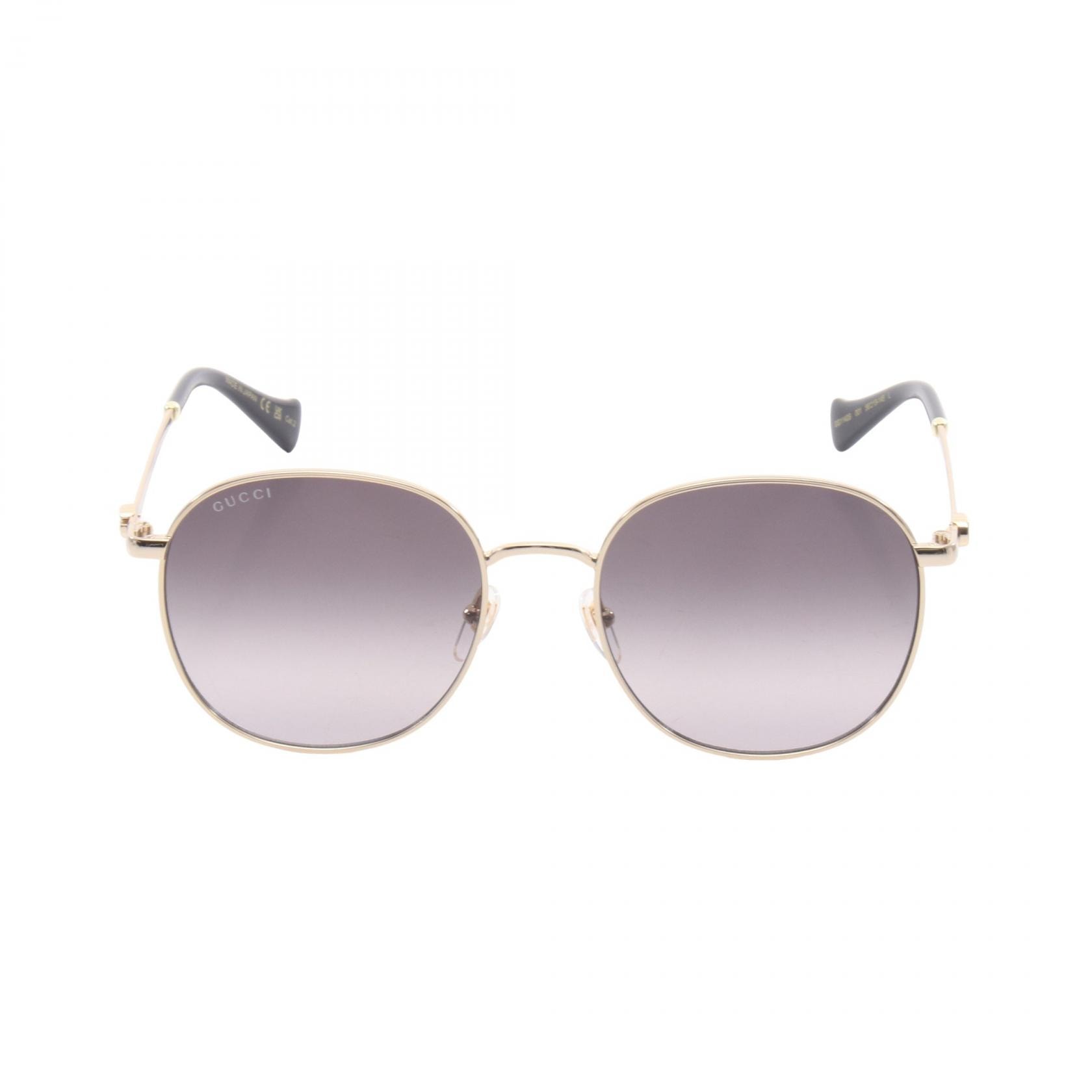 グッチ GUCCI サングラス 衣料品 メタル / プラスチック メンズ ゴールド系 / ブラック系 GG1142S001 【新品】