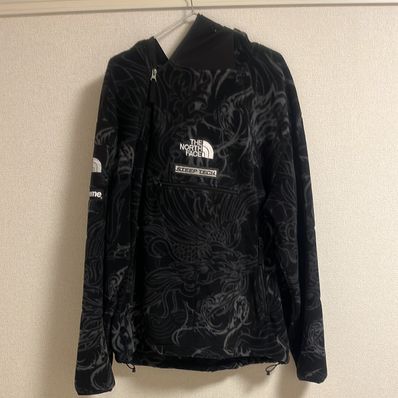 Supreme x The North Face Steep Tech Fleece Pullover "Black Dragon"