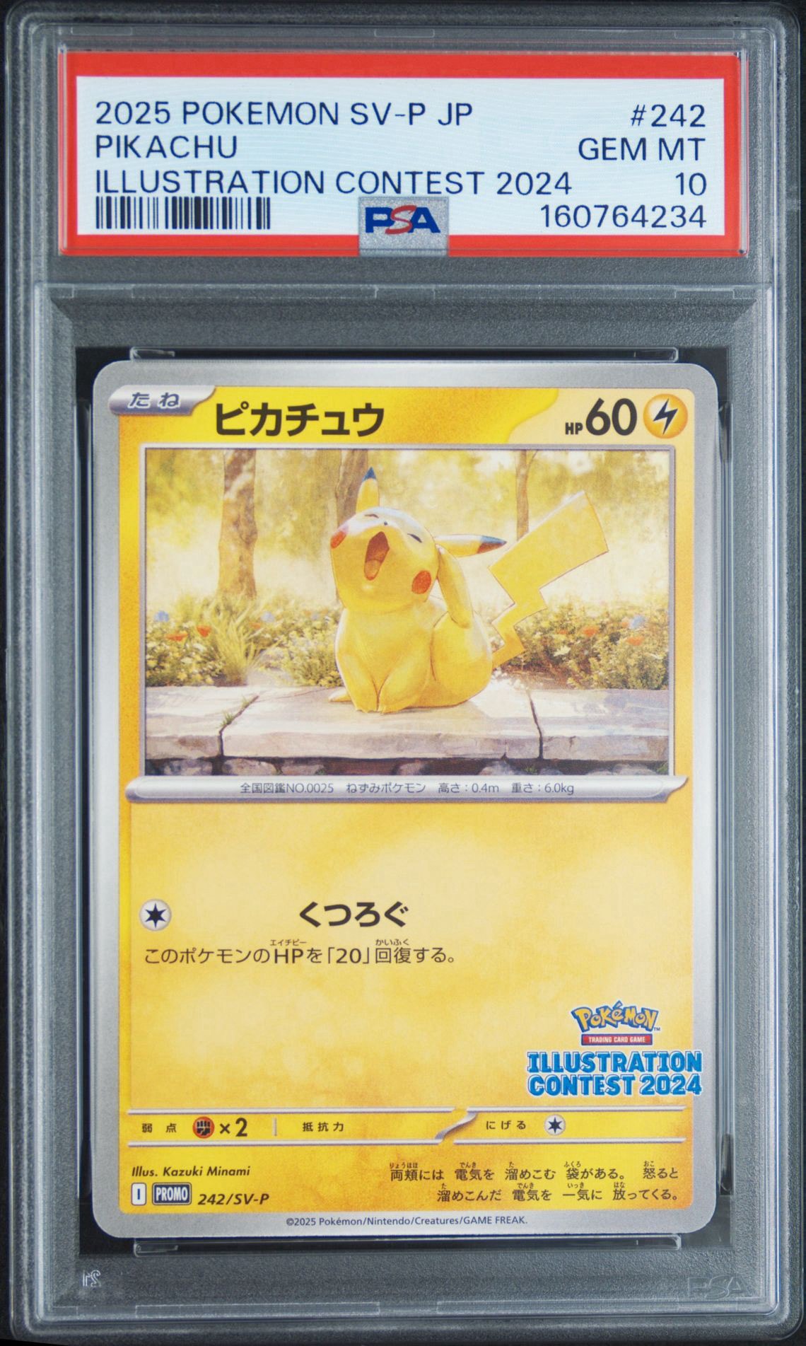 PSA10】ピカチュウ [SV-P 242](プロモカードパック