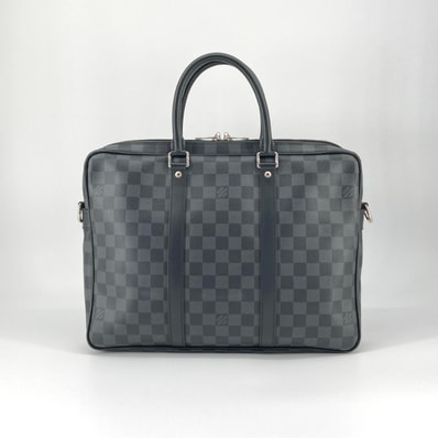 LOUIS VUITTON(ルイ・ヴィトン) ポルト ドキュマン ヴォワヤージュ PM N41478 ビジネスバッグ ブラック