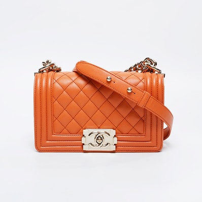 シャネル CHANEL ミニ キャビア ボーイシャネル ショルダーバッグ【中古】