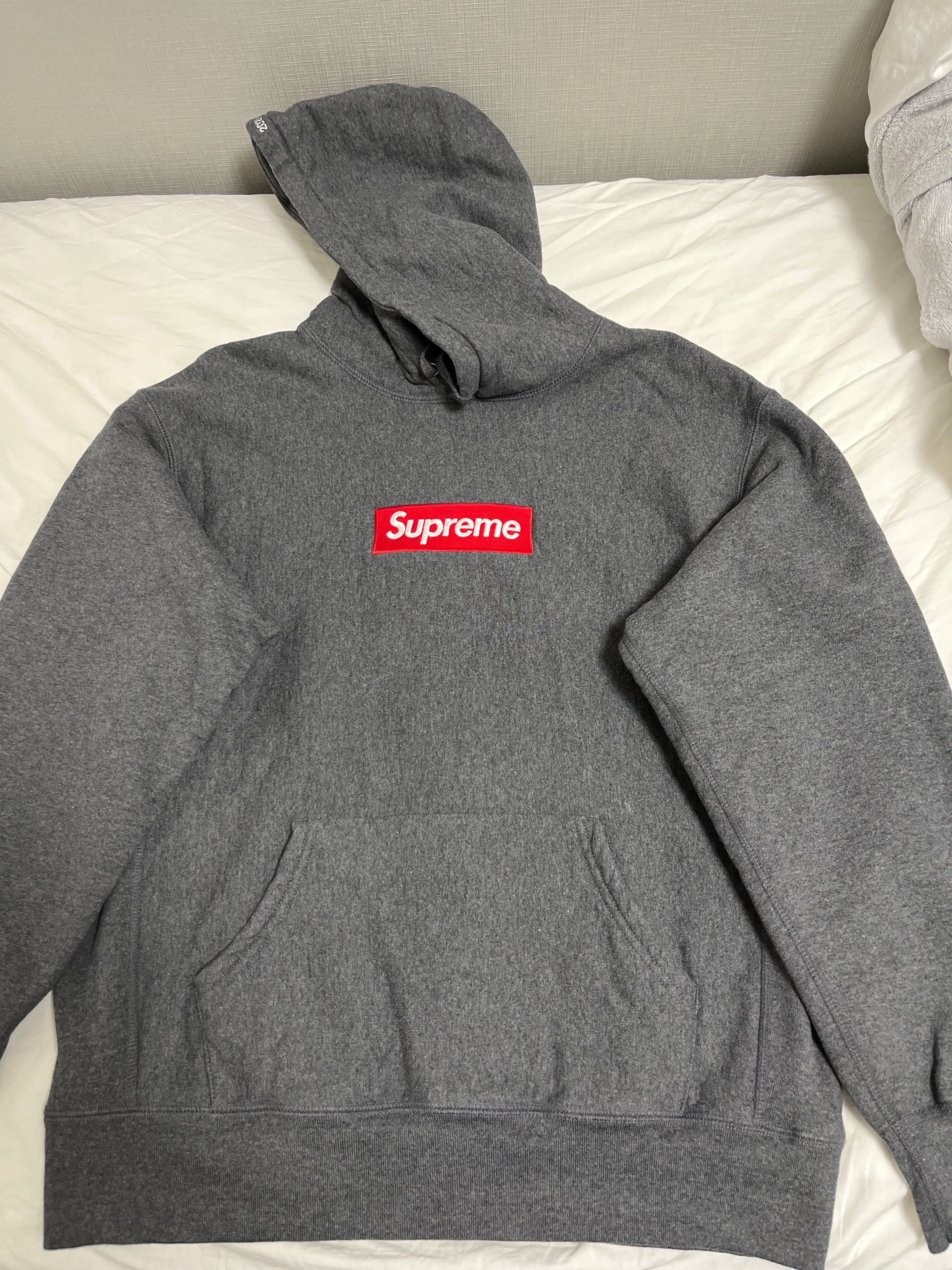 Supreme Box Logo Hooded Sweatshirt "Charcoal" (21FW)