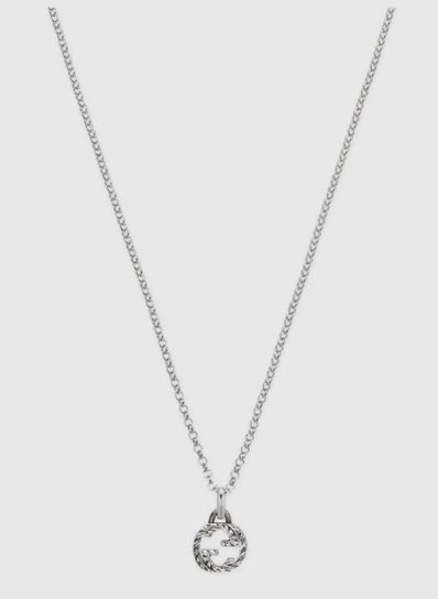 GUCCI Interlocking G Pendant Necklace