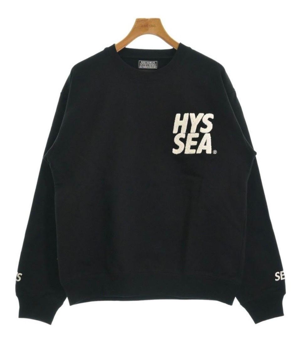 ウィンダンシー x ヒステリックグラマー クルー ネック スウェット "ブラック"