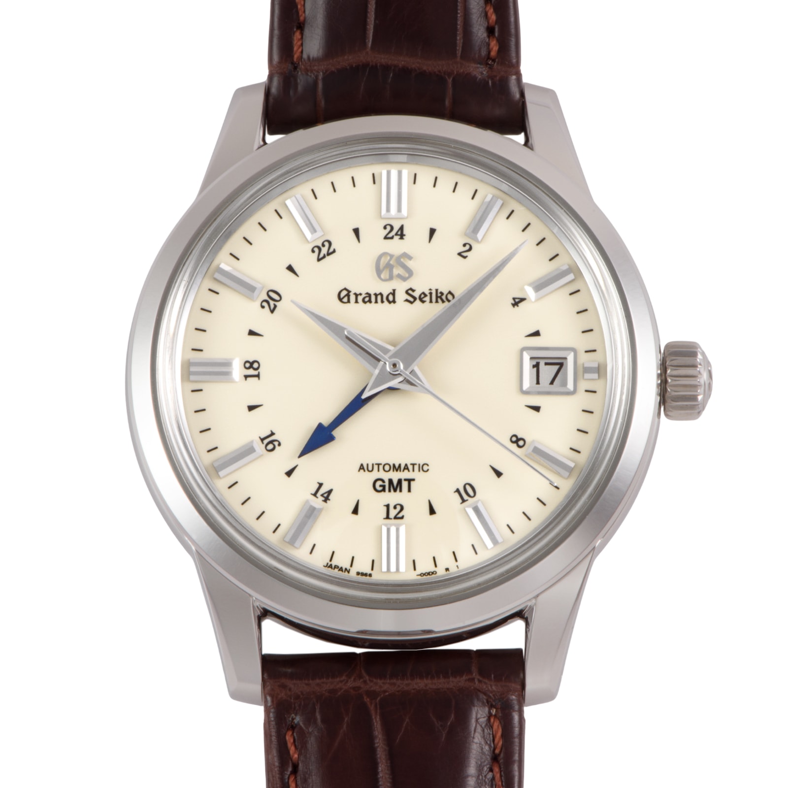 【新品】SEIKO セイコー 保証書2026年 グランドセイコー 9Sメカニカル GMT SBGM221 ステンレススチール【中古】