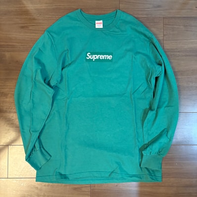 Supreme Box Logo L/S Tee "Green"