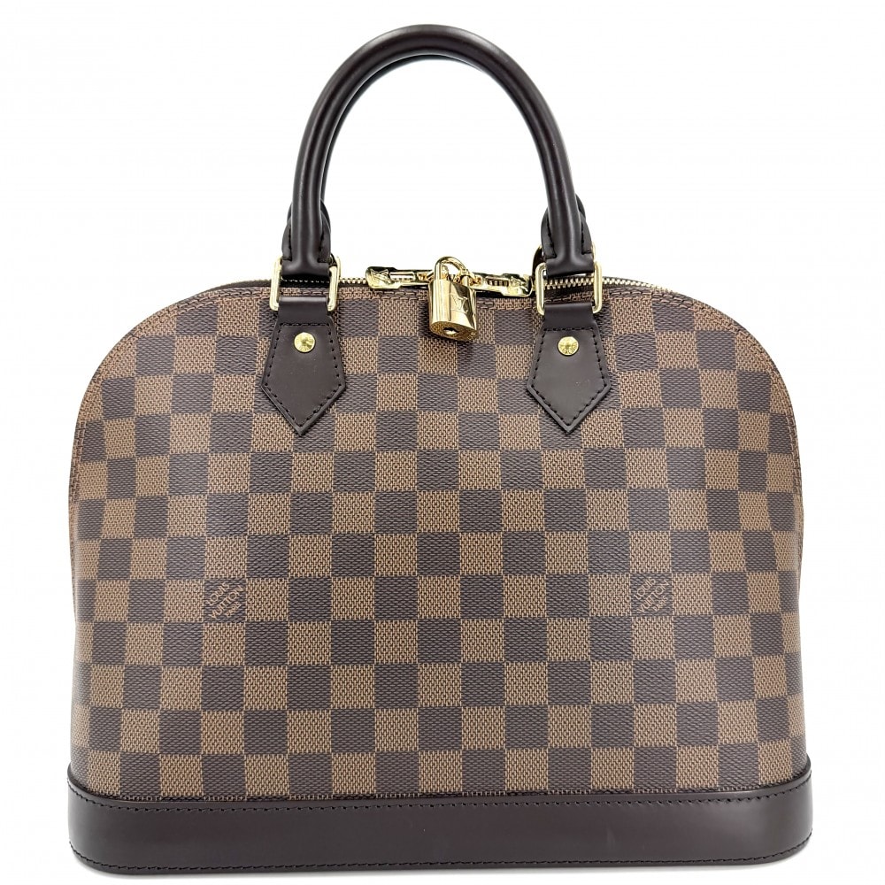 LOUIS VUITTON ルイヴィトン ハンドバッグ アルマPM Alma PM N53151 ダミエキャンバス    ブラウン 茶 ゴールド金具 レディース【中古品】