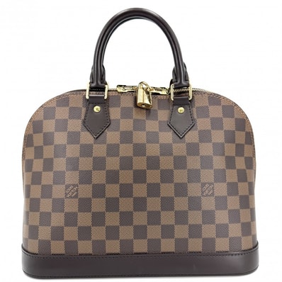 LOUIS VUITTON ルイヴィトン ハンドバッグ アルマPM Alma PM N53151 ダミエキャンバス ブラウン 茶 ゴールド金具 レディース【中古品】