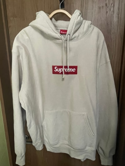 Supreme Box Logo Hooded Sweatshirt "Stone" (24FW)