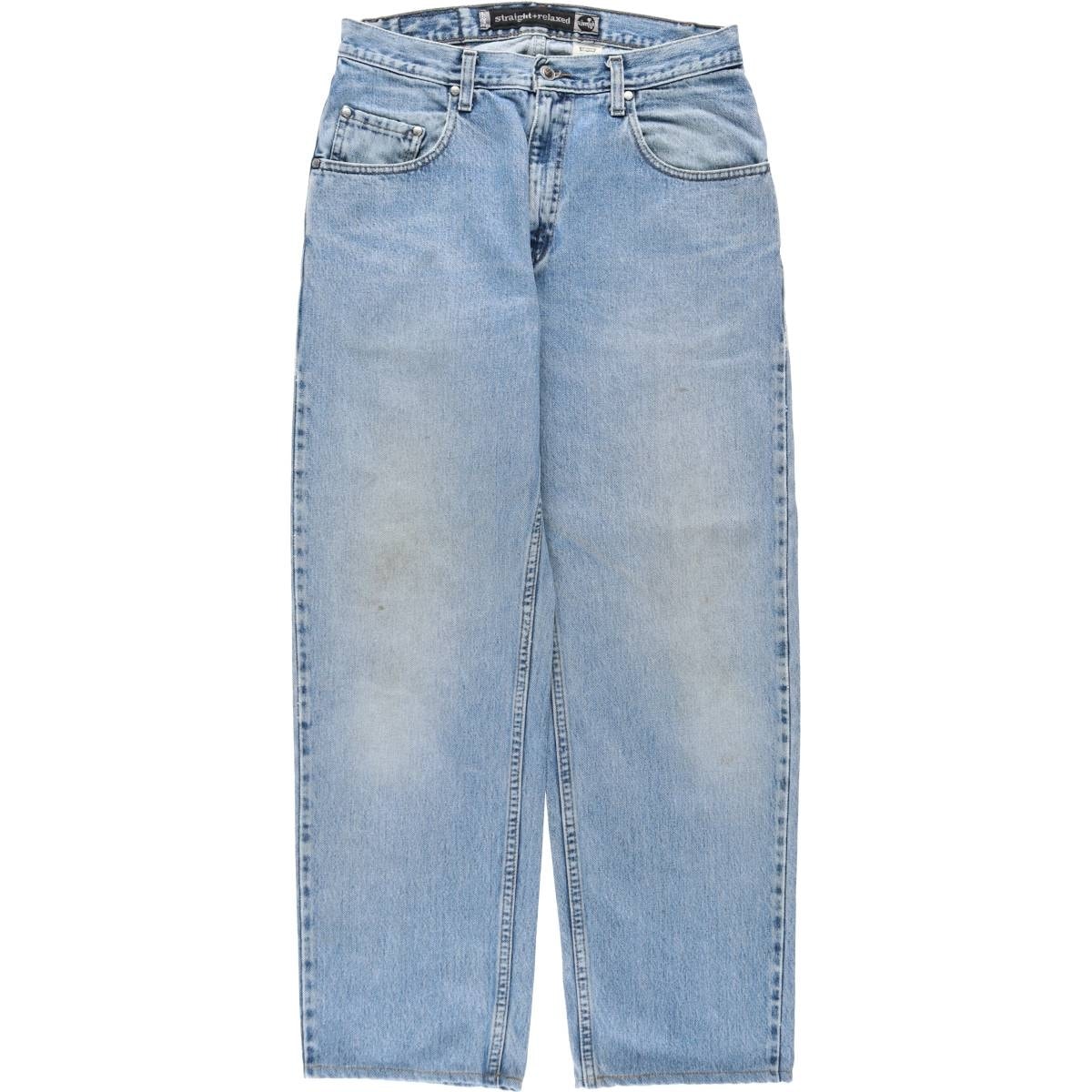 古着 00年代 リーバイス Levi's SILVER TAB シルバータブ STRAIGHT+RELAXED テーパードデニムパンツ メンズw32相当/eaa646405