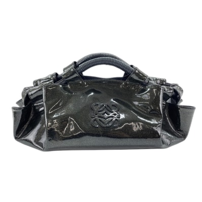 ロエベ LOEWE ナッパアイレ ハンドバッグ エナメル【中古】