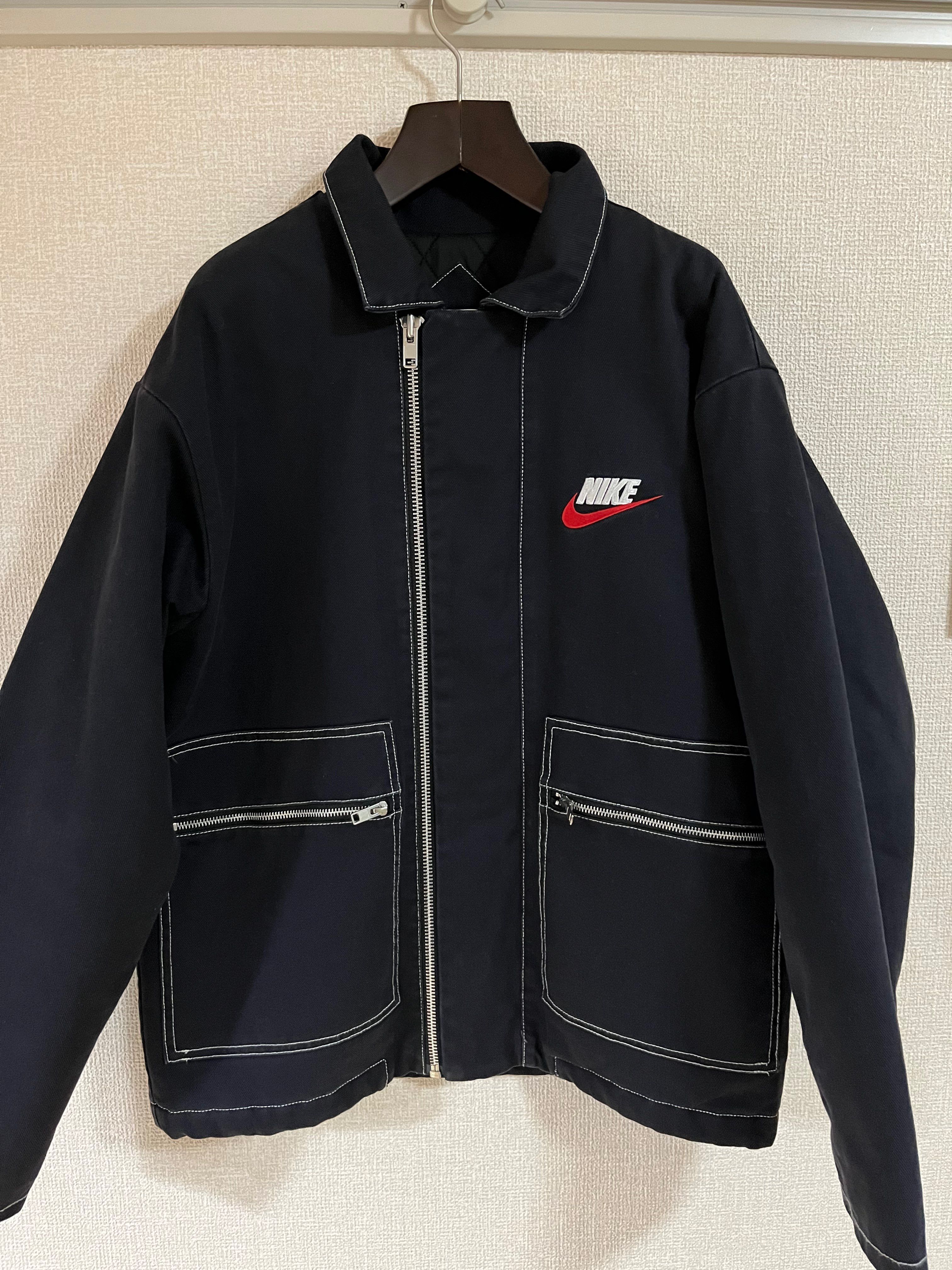 Supreme / NIKE® Double Zip Work Jacket "navy"