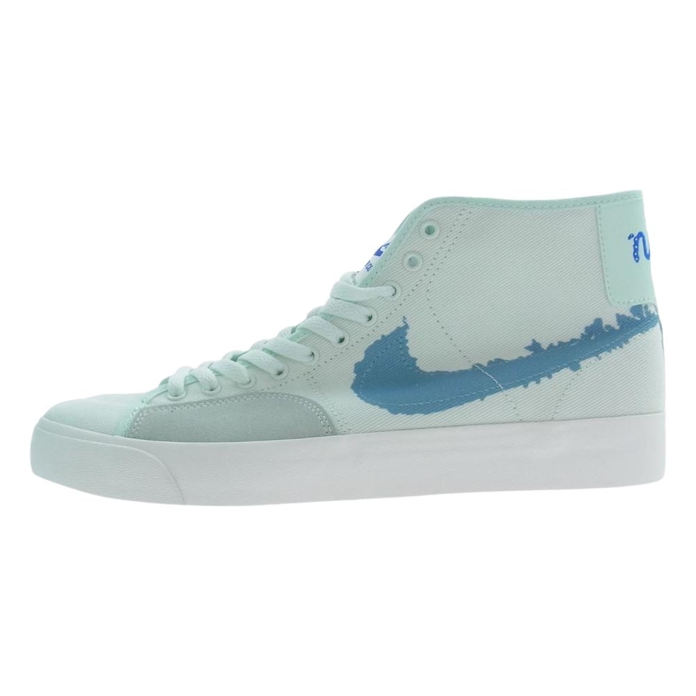 NIKE ナイキ スニーカー DM8553-300 SB Blazer Court Mid Premium SB ブレーザー コート ミッド プレミアム スニーカー ライトブルー系 29cm【極上美品】【中古】