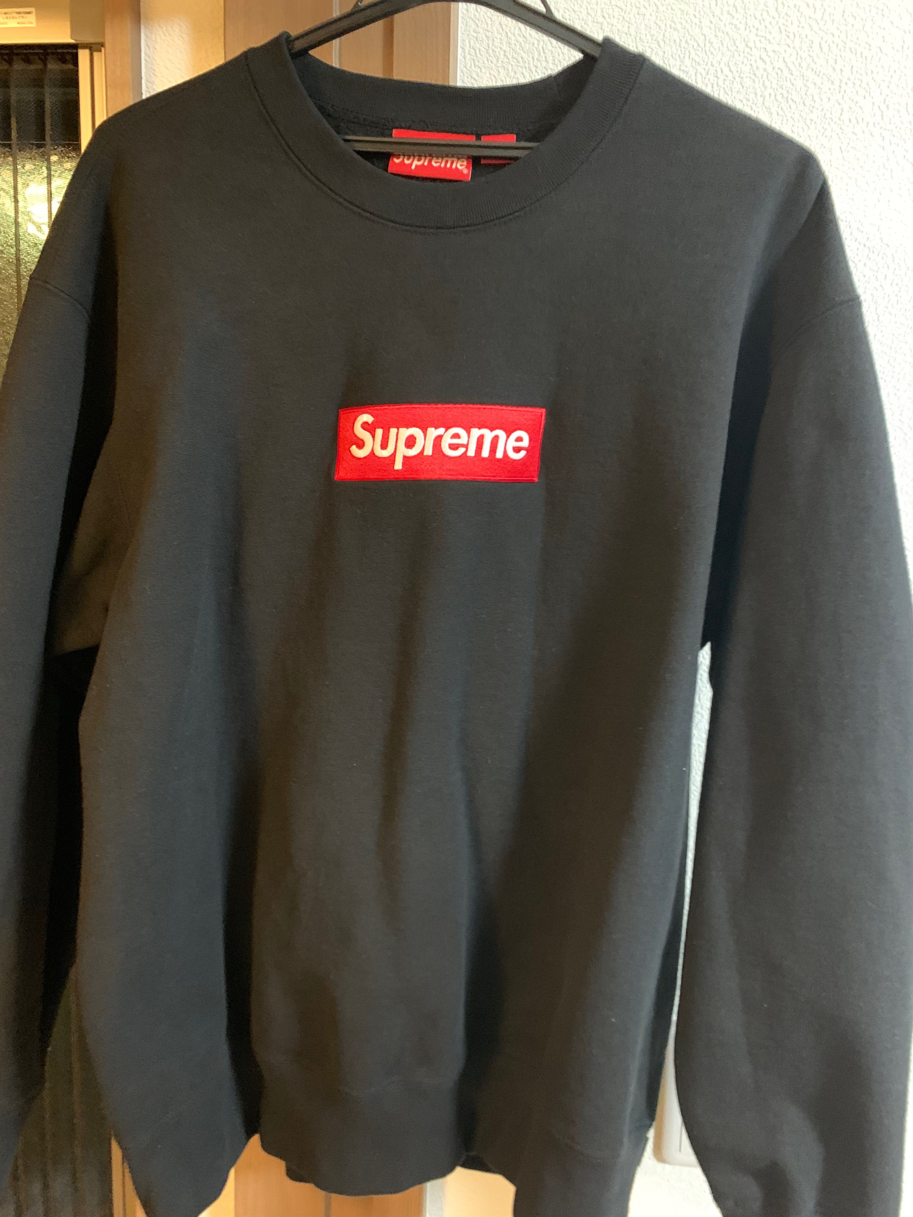 Supreme Box Logo Crewneck "Black" (22FW)