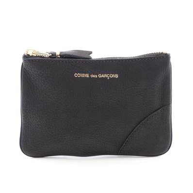 コムデギャルソン コムデギャルソン COMME des GARCONS COMME des GARCONS コインケース ポーチ バッグ レザー メンズ レディース ブラック系 SA8100WW1 【新品】