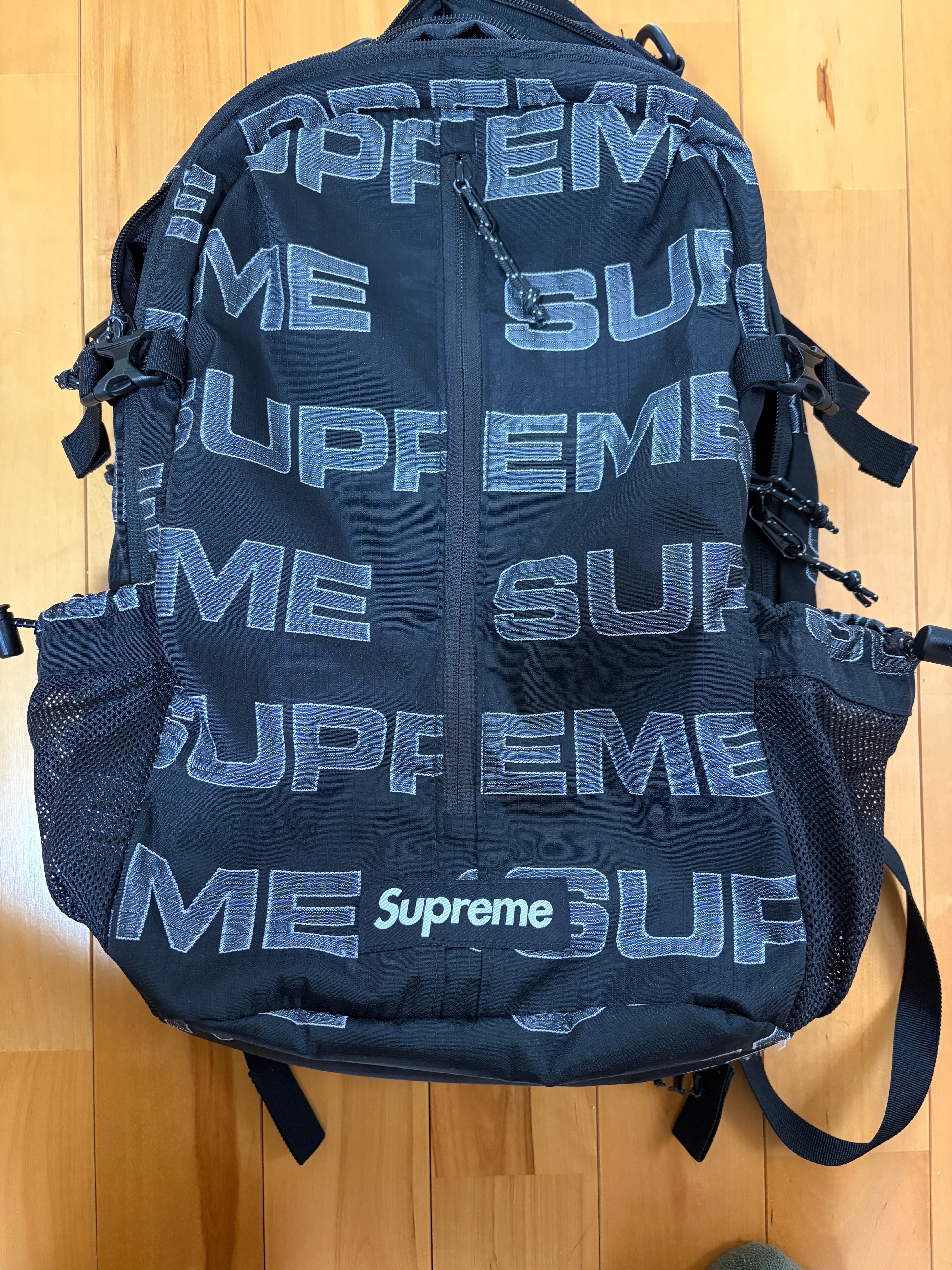 シュプリームsupremeバッグパック2022ss ブラック Supreme 