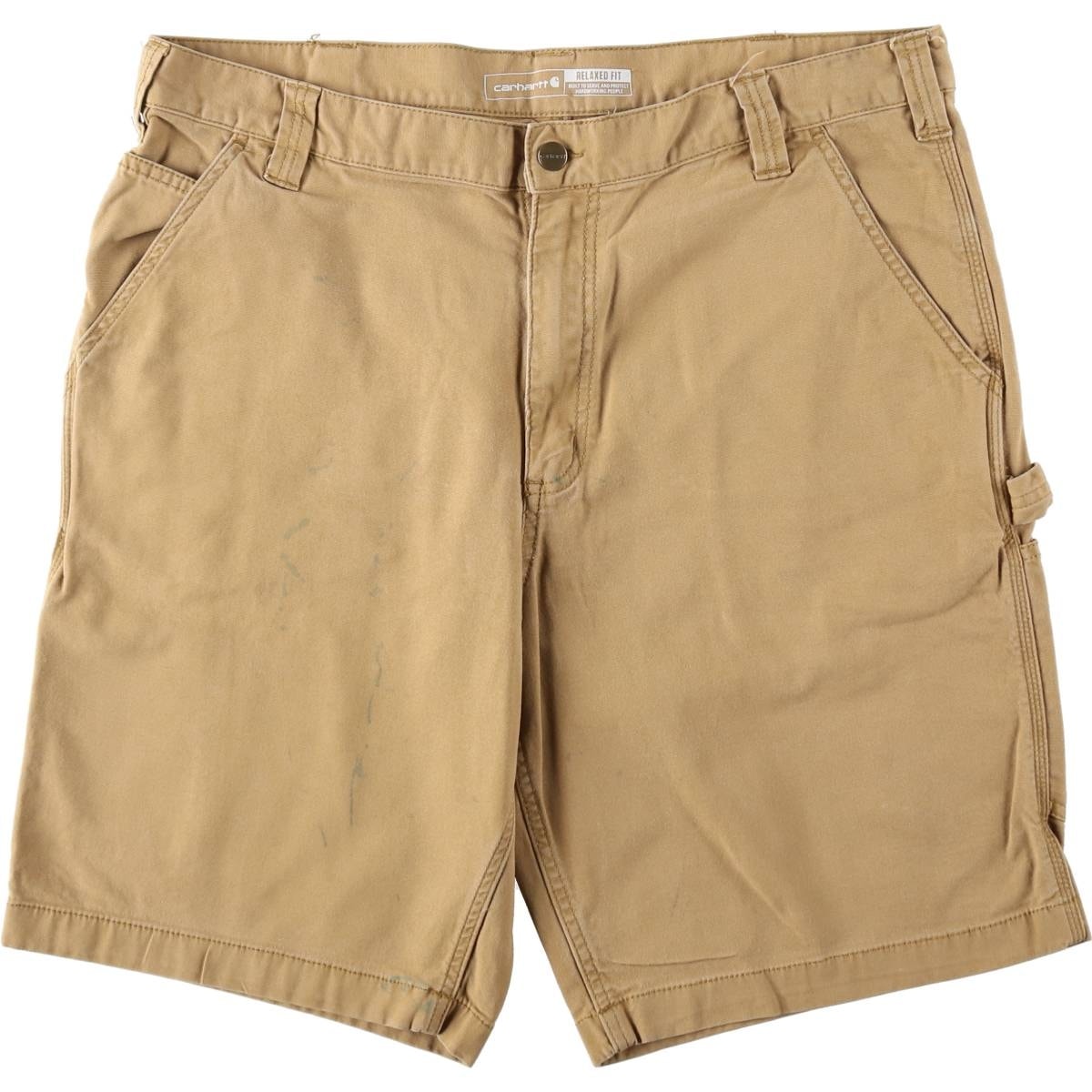 古着 カーハート Carhartt RELAXED FIT ダック地ペインターショーツ ハーフパンツ メンズw38相当/eaa656841