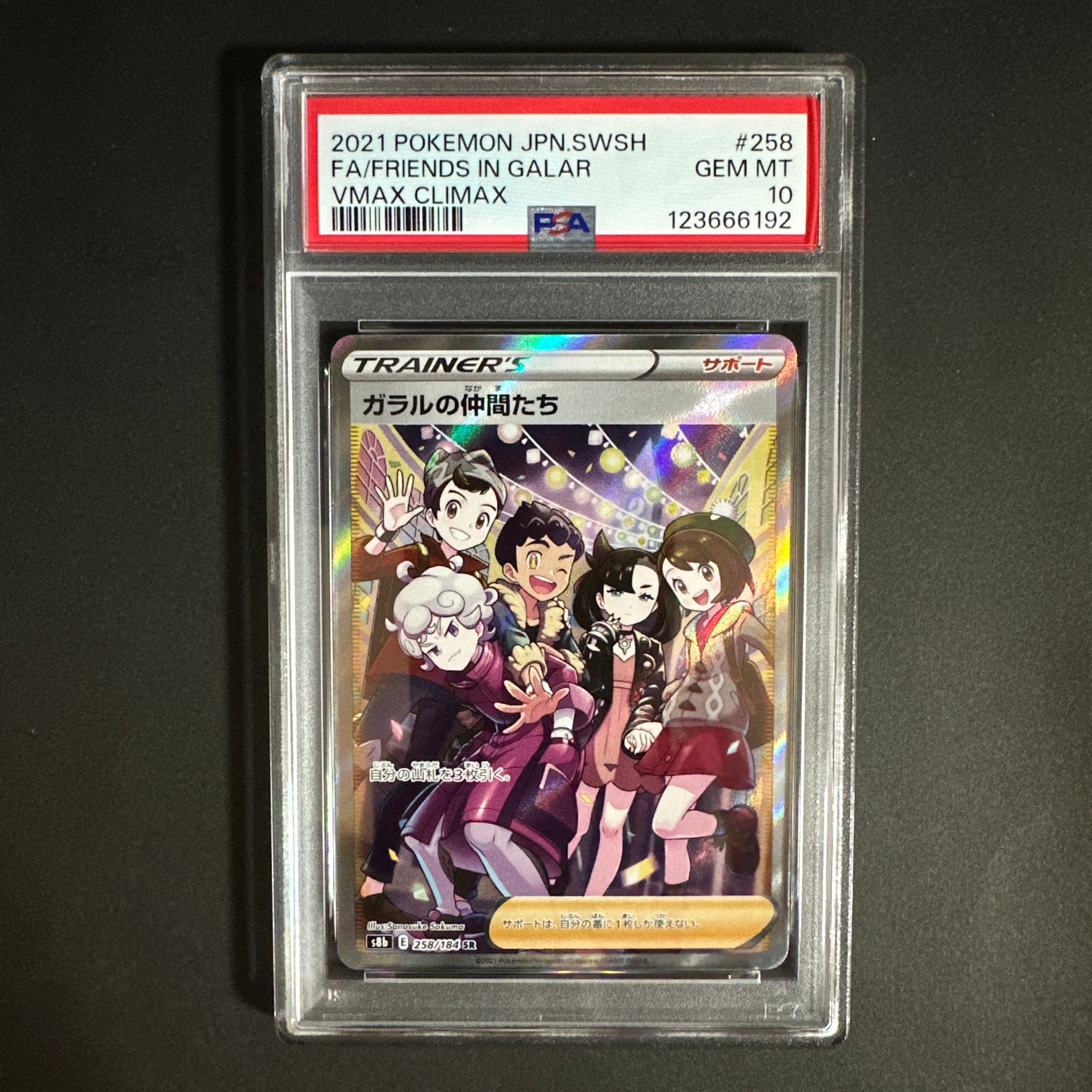 ガラルの仲間たち SR[S8b 258/184](ハイクラスパック「VMAXクライマックス」)