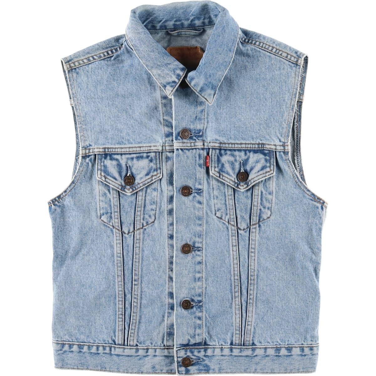 古着 90年代 リーバイス Levi's 70401-0283 デニムベスト メンズM相当 ヴィンテージ/eaa603923