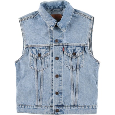 古着 90年代 リーバイス Levi's 70401-0283 デニムベスト メンズM相当 ヴィンテージ/eaa603923