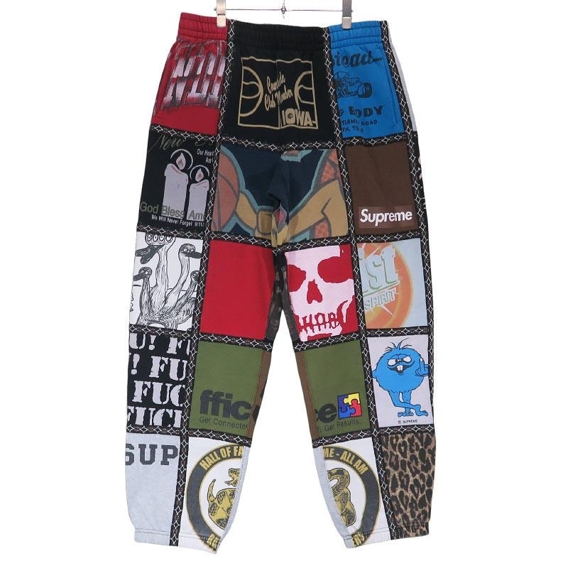 Supreme x Number (N)ine Patchwork Sweatpant "Multi"