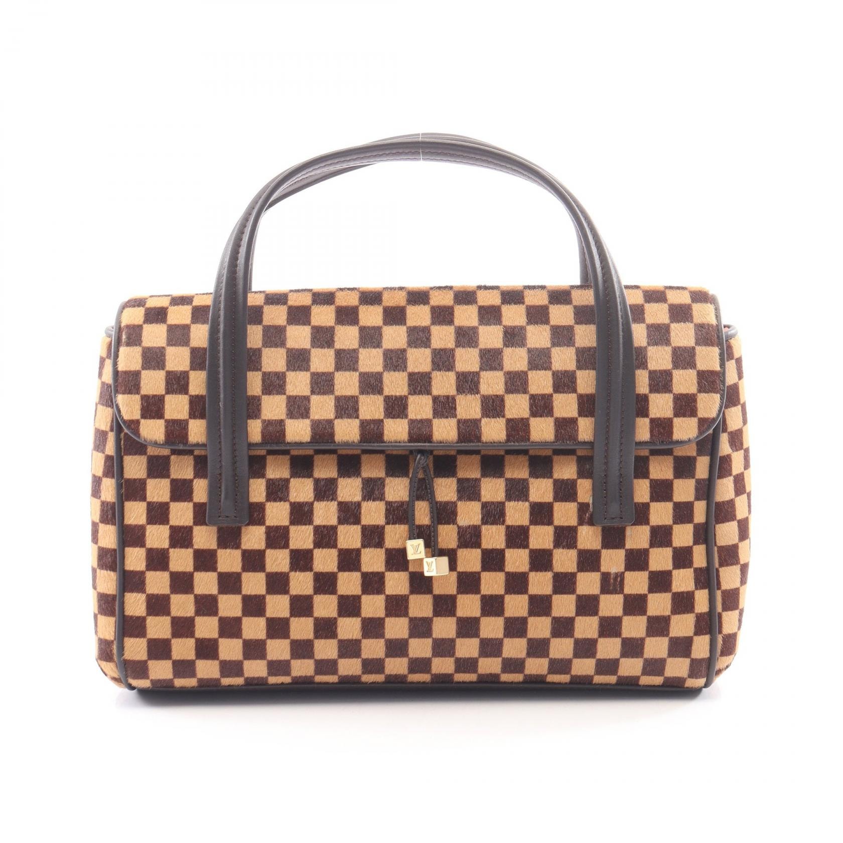 ルイ・ヴィトン LOUIS VUITTON ライオン ダミエソバージュ ハンドバッグ バッグ レザー レザー レディース ブラウン系 M92131 【中古】