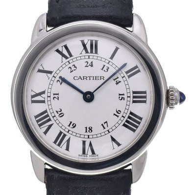 カルティエ CARTIER WSRN0019 ロンド ソロ ドゥカルティエ シルバー クォーツ レディース 保証書付き 腕時計 J#150533