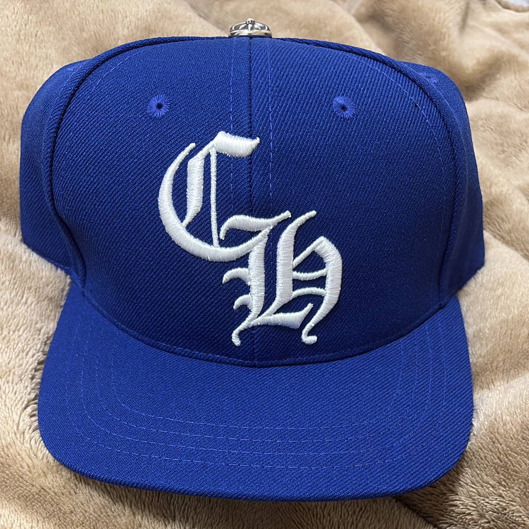 クロムハーツ 5パネル CHロゴ ベースボールキャップ “ブルー”