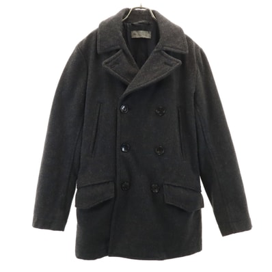 GAP ギャップ ウールブレンド ピーコート M ダークグレー