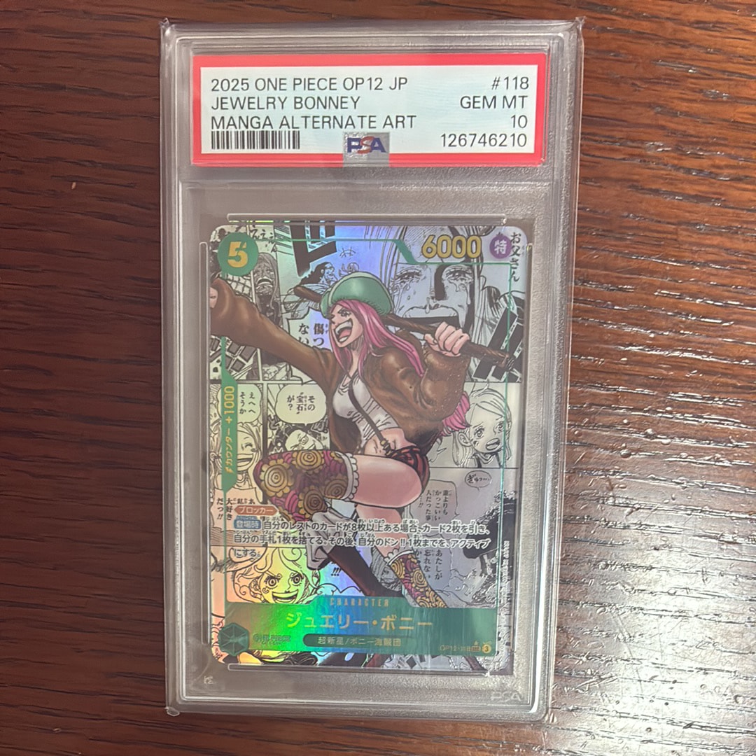 Jewelry Bonney SEC-SP (Comic Parallel) [OP12-118](Booster Pack "THE AZURE SEA’S SEVEN")