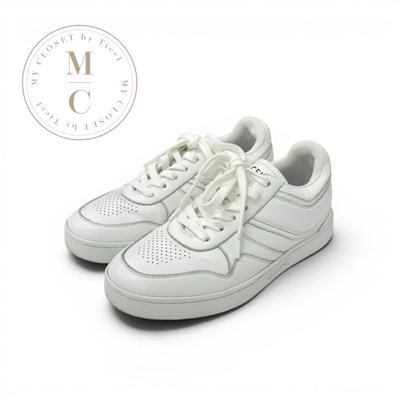 セリーヌ CELINE スニーカー 靴 シューズ レザー ホワイト 白 ロゴ