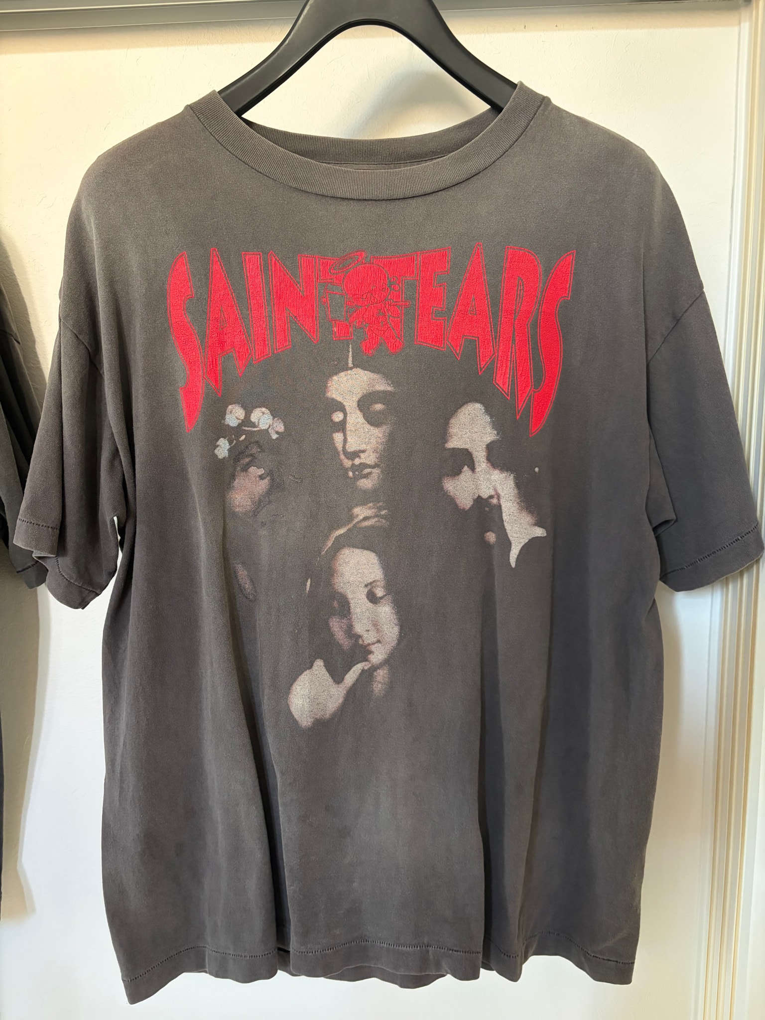 SAINT Mxxxxxx Denim Tears Faces S/S Tee "Black"