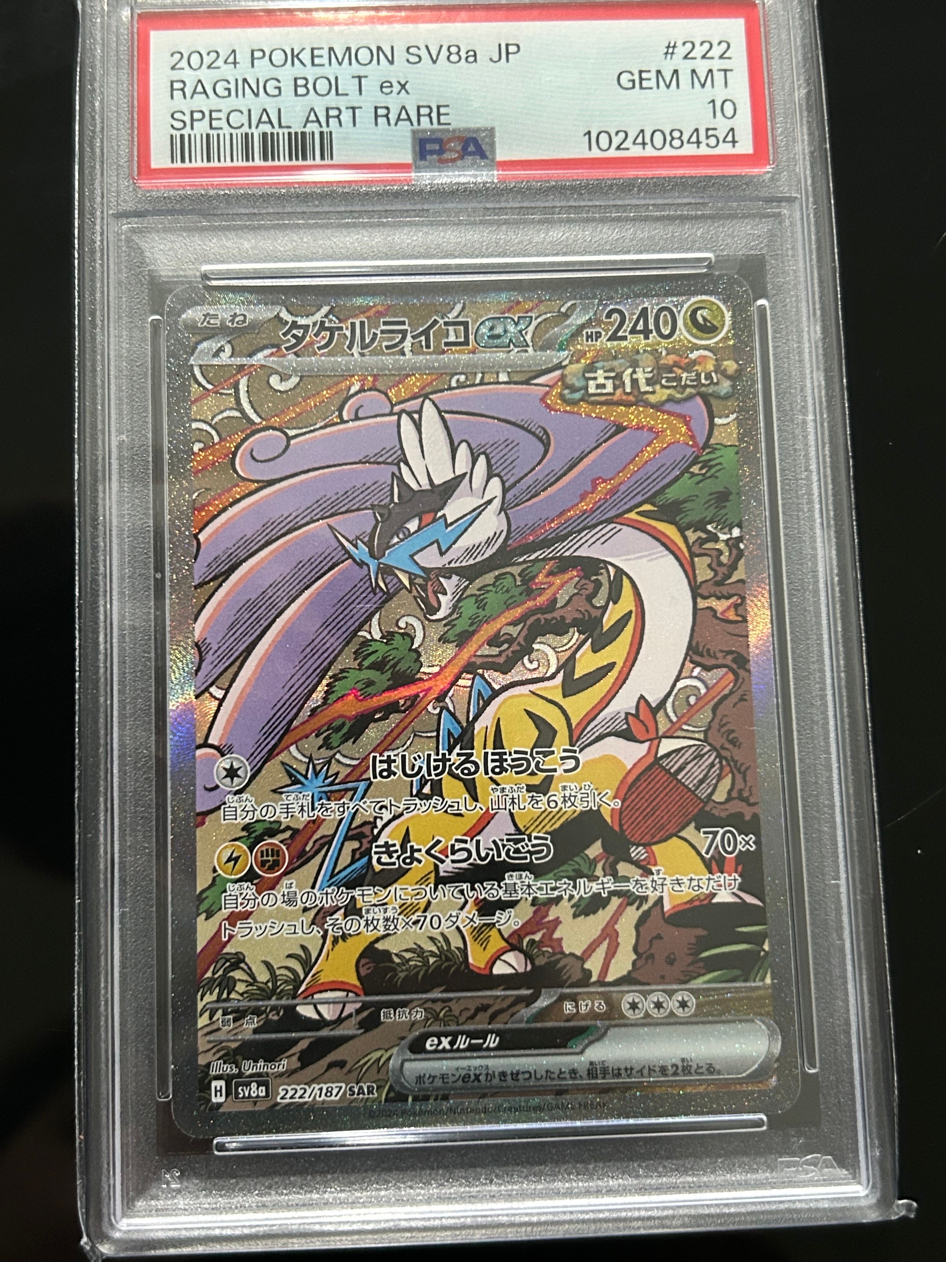 タケルライコex SAR [SV8a 222/187](ハイクラスパック「テラスタルフェスex」)