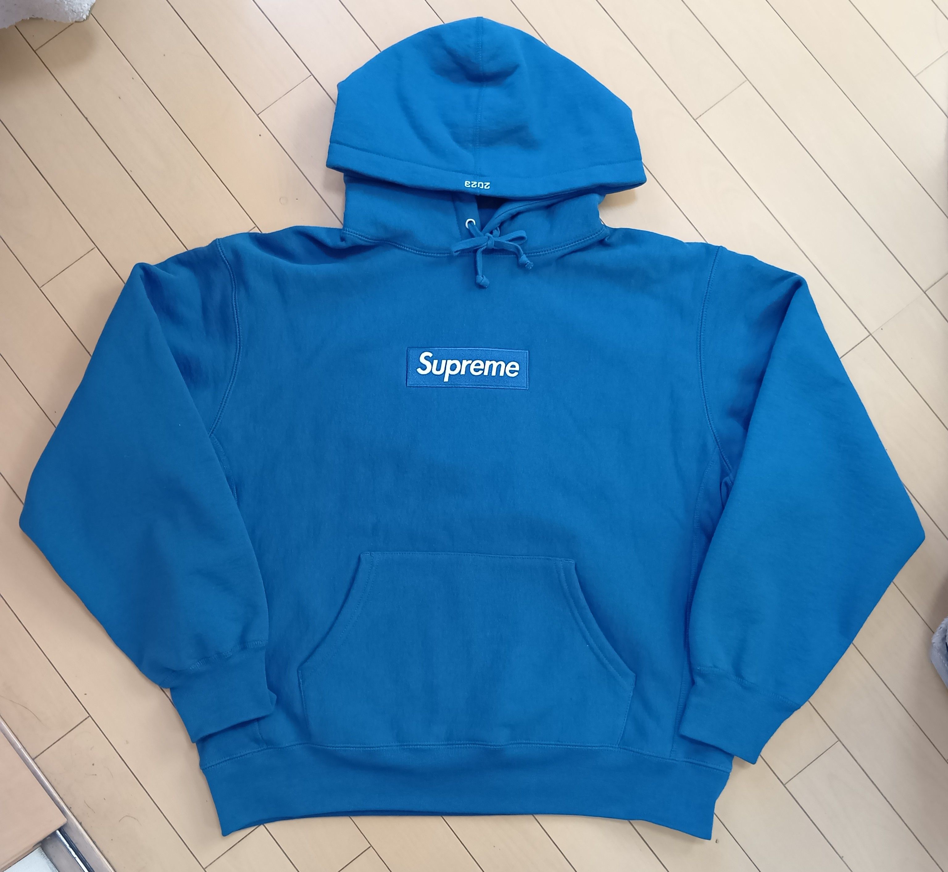 Supreme Box Logo Hooded Sweatshirt "Blue" (23FW)