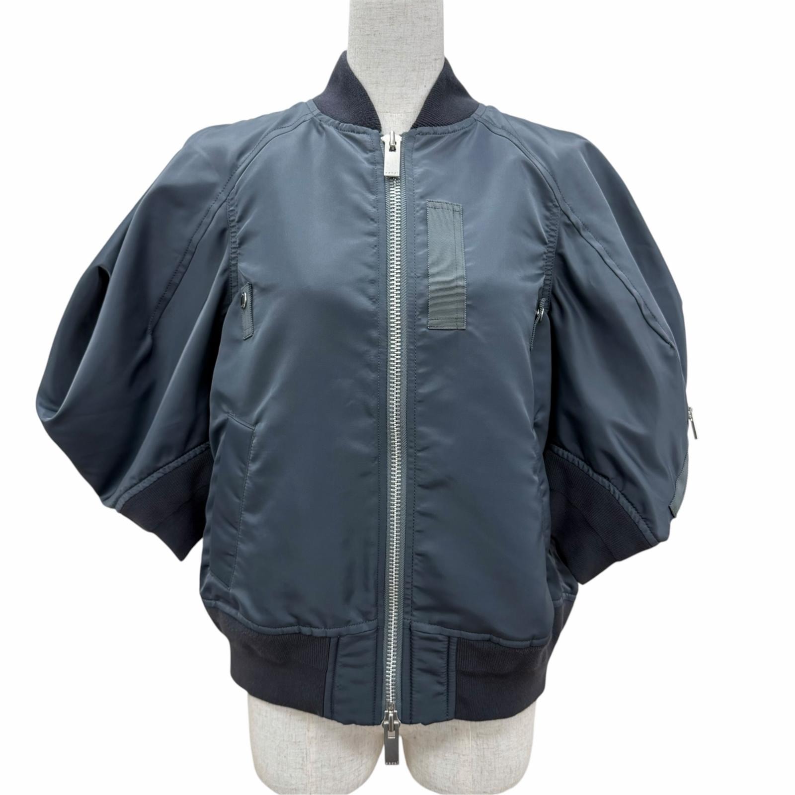 極美品 サカイ ボンバージャケット Nylon Twill Blouson 1