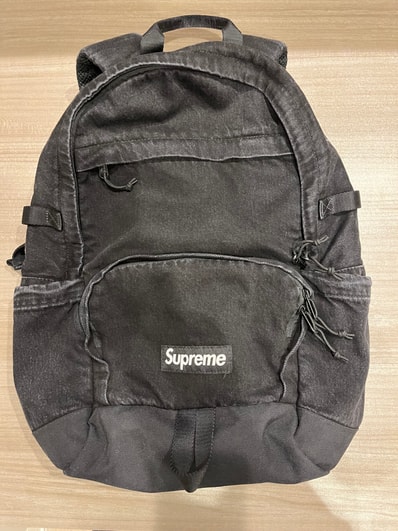 Supreme Denim Backpack "Black"