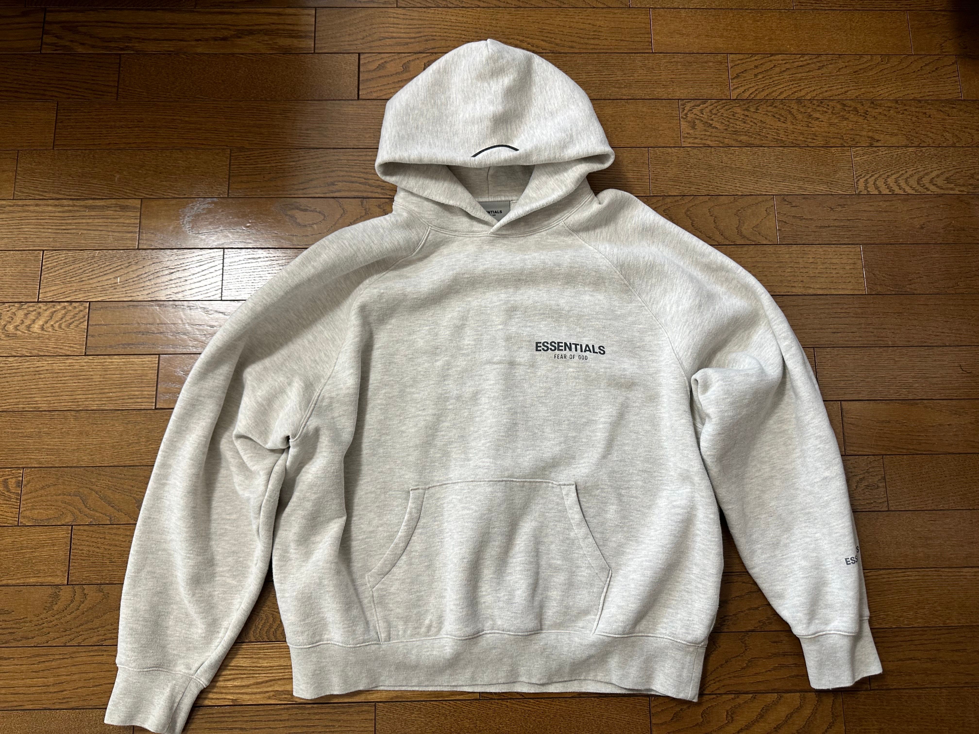 FEAR OF GOD ESSENTIALS PULLOVER HOODIE "Light Heather Oatmeal"