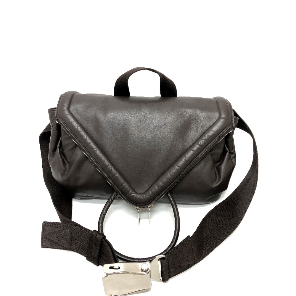 ボッテガヴェネタ BOTTEGA VENETA ピーク  カバン ベルトバッグ ボディバッグ レザー ブラウン