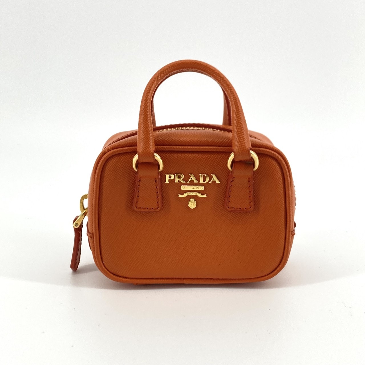 PRADA(プラダ) サフィアーノ レザー 1AR715 ハンドバッグ オレンジ