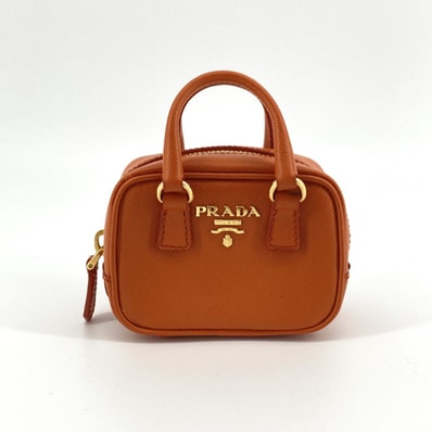 PRADA(プラダ) サフィアーノ レザー 1AR715 ハンドバッグ オレンジ
