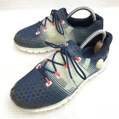 Reebok/リーボック★ランニングシューズ/スニーカー【size:23.5/青系】ジーポンプフュージョン/sneakers/Shoes/trainers◆bC184
