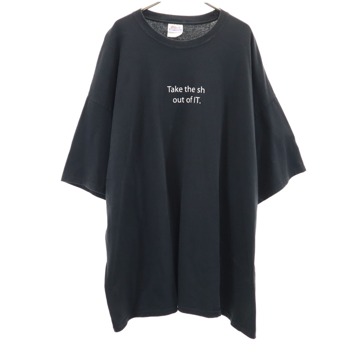 Hanes ヘインズ 90s オールド バックロゴ Splunk 半袖 Tシャツ 3XL ブラック 企業モノ ビッグサイズ