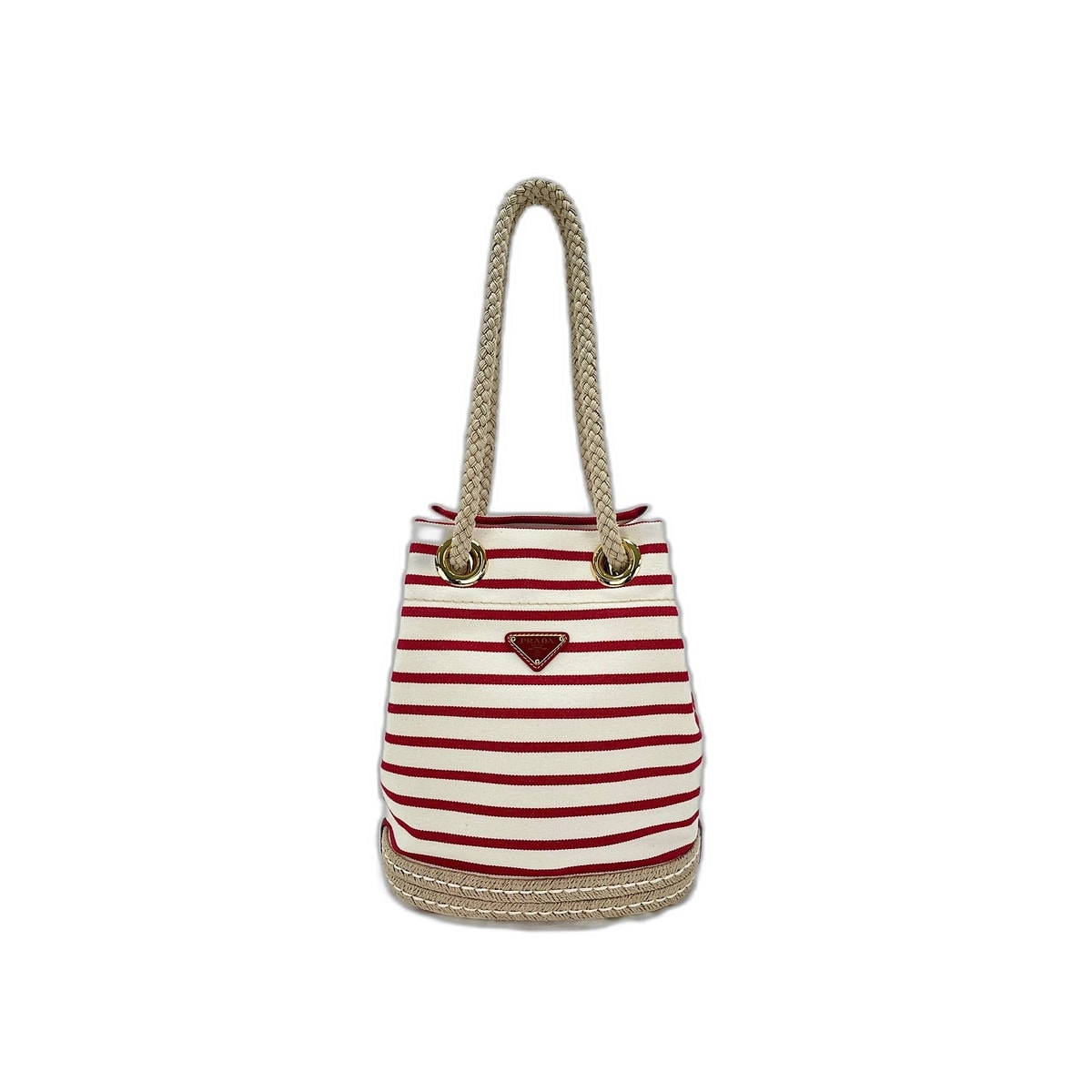 プラダ PRADA マリナー ショルダーバッグ キャンバス【中古】